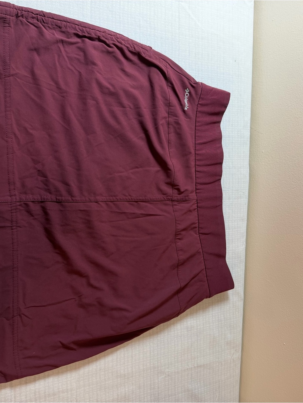 Columbia Maroon Drawstring Active Skort - Picture 2 of 5